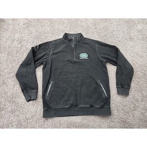 HL Sport Pullover Mens S Washed Black 1/4 Zip Jaguar Land Rover Houston-Central